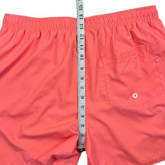 SHEIN NWOT Flamingo Pink Men’s Swim Trunks Sz M - Picture 8 of 12